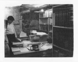 Photograph of the photocopy service in the basement of the Medical-Dental Library