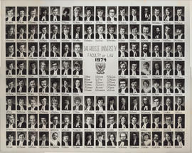 Composite photograph of Faculty of Law Graduates of 1974