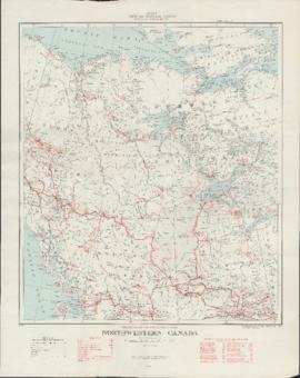 Canada Mines and Technical Surveys: Transportation Facilities - 1958: Northwestern Canada