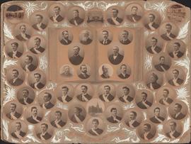 Composite photograph of Arts. Science and Letters at Dalhousie University in 1897