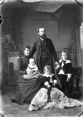 Photograph of Rev. A. Campbell and family