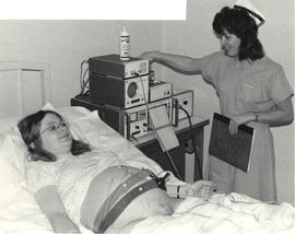 Photograph of Monitoring an Obstetrical Patient