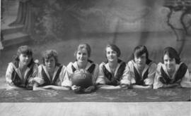 Photograph of Dalhousie girls' basketball team