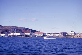 Photograph of the Moravian mission in Hopedale, Newfoundland and Labrador