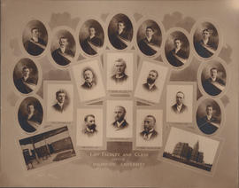 Composite photograph of Law Faculty and Class of 1902