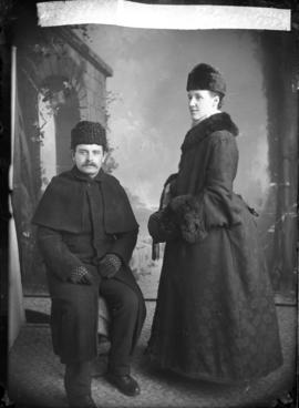 Photograph of Mr. and Mrs. Rev. Robertson.