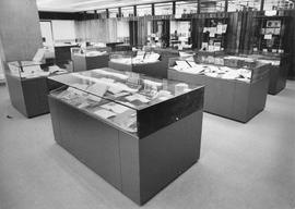 Photograph of a special collections display area