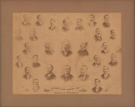 Composite photograph of Law Faculty and Class of 1893
