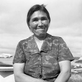 Portrait of Jeannie Snowball in Fort Chimo, Quebec