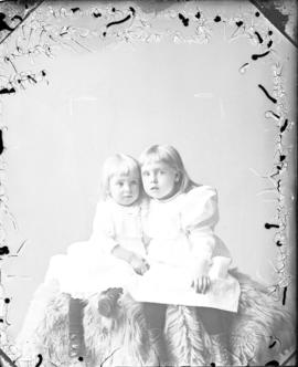 Photograph of  Mrs. Johnston's  two daughters