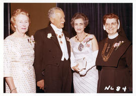 Photograph of International Council of Nurses President Alice Girard and Governor General of Cana...