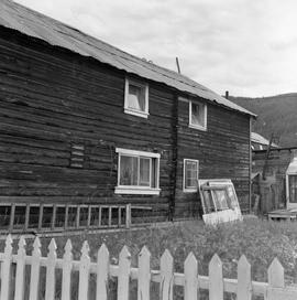 Photograph of a wooden building in Dawson City, Yukon