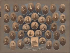 Photographic collage of the Dalhousie University Arts and Science faculty and class of 1902