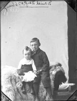 Photograph of Daniel Douglas and his younger sister