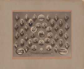 Composite photograph of the Dalhousie University senior class in arts and science of 1903