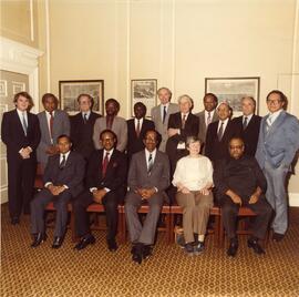 Photograph of a group from Commonwealth Secretariat