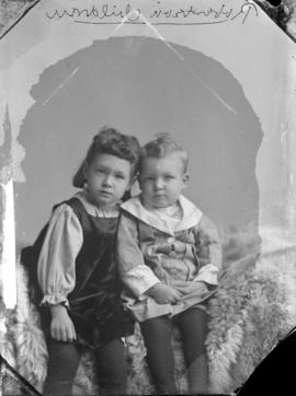 Photograph of Rev. Robertson's two children