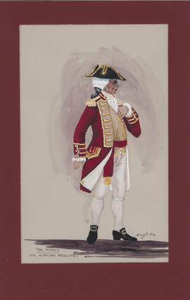 Costume design for Sir Anthony Absolute