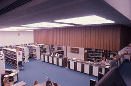 Photograph of the W.K. Kellogg Health Science Library - view from the second floor