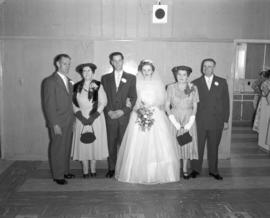 Photograph of Mr. & Mrs. Wright's wedding