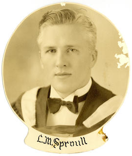 Portrait of L.M. Sproull : Class of 1939