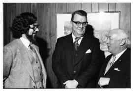 Photograph of H.W. Arthurs, Chief Justice MacKeigan and Henry Hicks at the Horace E. Read Memoria...
