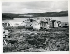 Photograph of an abandoned shack in Sugluk, Quebec
