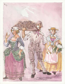 Costume design for townspeople