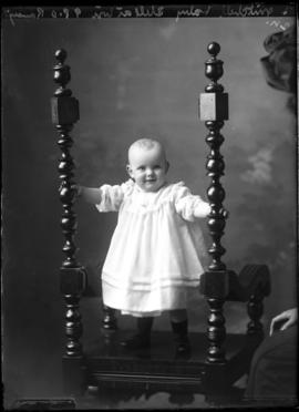 Photograph of the baby of Mrs. Mitchell,
