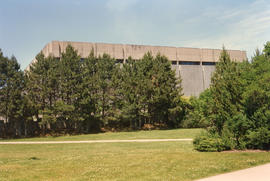 Photograph of the exterior of the Killam Memorial Library, Dalhousie University