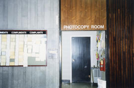 Photograph of the photocopy room in the Killam Memorial Library
