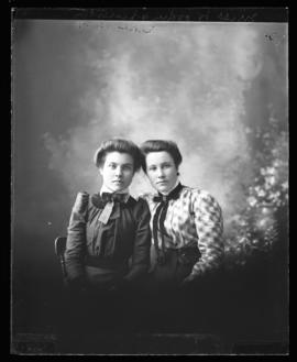 Photograph of Miss Woodin & her sister
