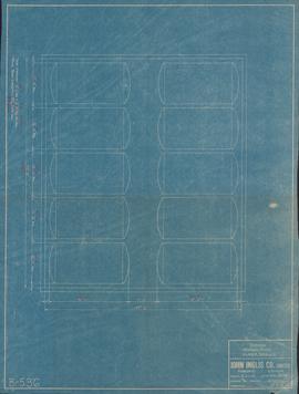 Blueprint of a proposed storage room for Oland & Sons Ltd