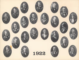 Composite Photograph of the Faculty of Medicine - Class of 1922