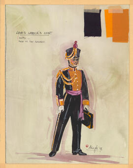 Costume design for Moth, a page to Don Armado