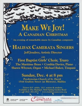Make we joy : a Canadian Christmas : [poster]