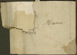 30 letter to James Dinwiddie from Joseph Hume