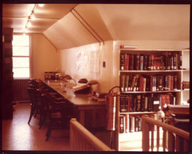 Photograph of Medical-Dental Library Reference Collection on the third floor of the 5963 College ...