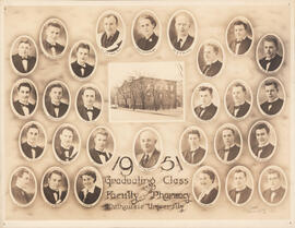 Composite photograph of Graduating Class and Faculty of Pharmacy