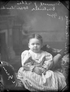 Photograph of Samuel J. Ellis' daughter
