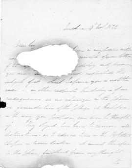 Letter from Thomas McCulloch to Lord Dalhousie