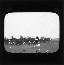 Photograph of unidentified soldiers on horseback