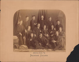 Photograph of Dalhousie College Senior Class of 1885