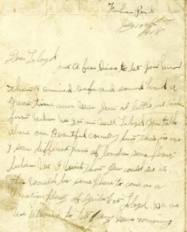 Letter from Weldon Morash to his brother Lloyd dated 10 July 1918