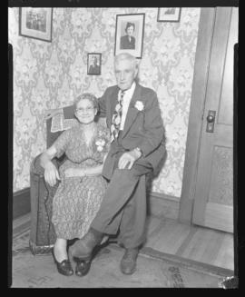 Photograph of Mr. and Mrs. MacPherson on their 50th wedding anniversary