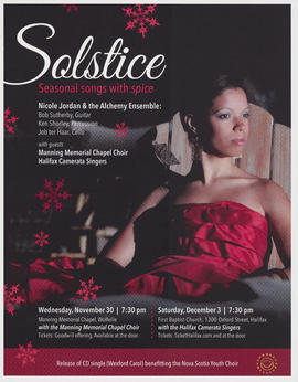 Solstice with Nicole Jordan and the Academy Ensemble : [poster]