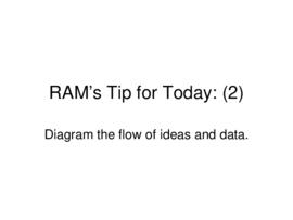 RAM's tip for today : [PowerPoint presentation]