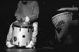 Photograph of a drumming performance at the Southeast Asian Cultural night