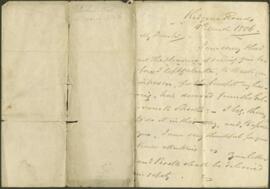 A letter from John Tod to James Dinwiddie