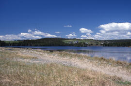 Photograph of the mouth of the Lahave River near the Gaff Point trail, near Kingsburg, Nova Scotia